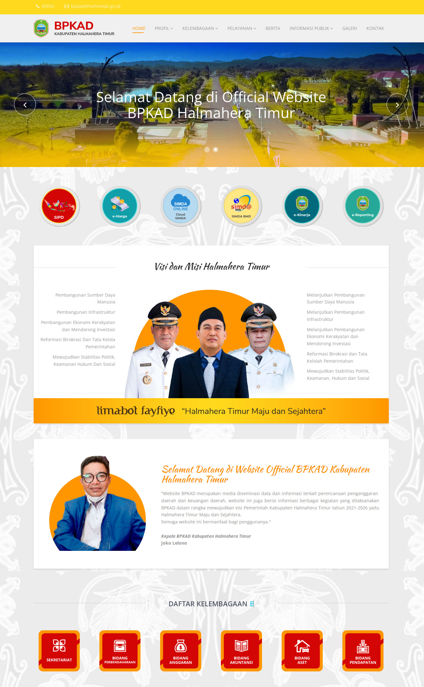 web bpkad haltim